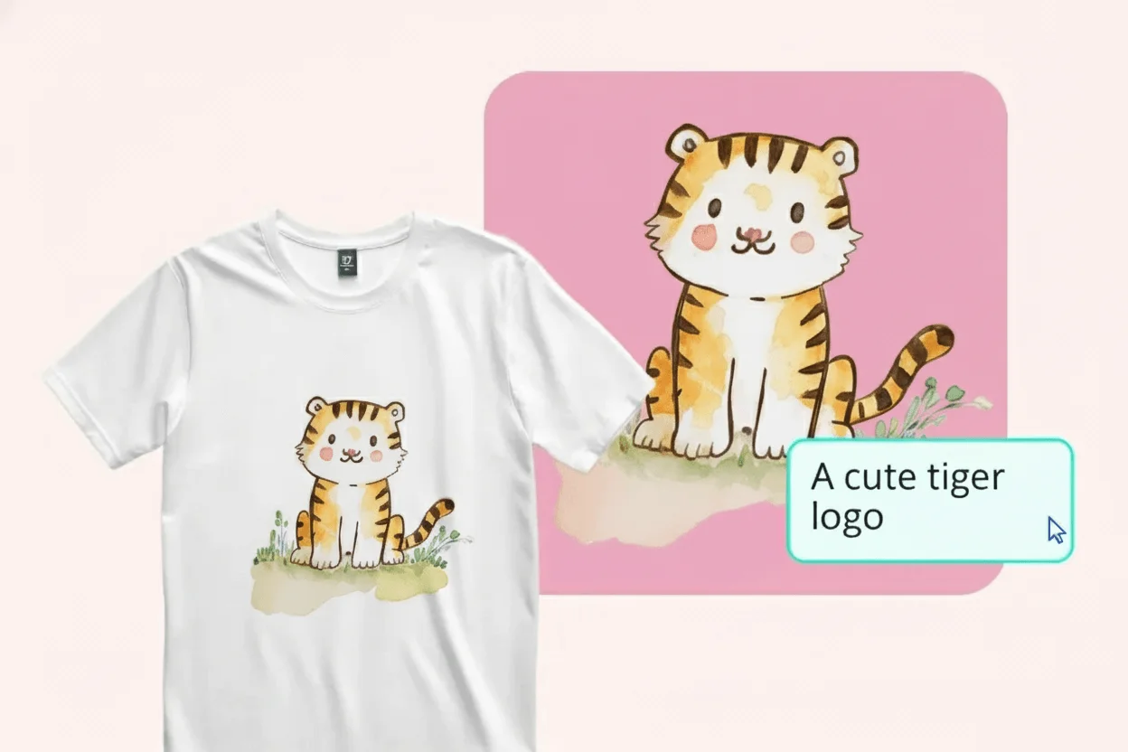 AI t-shirt design preview